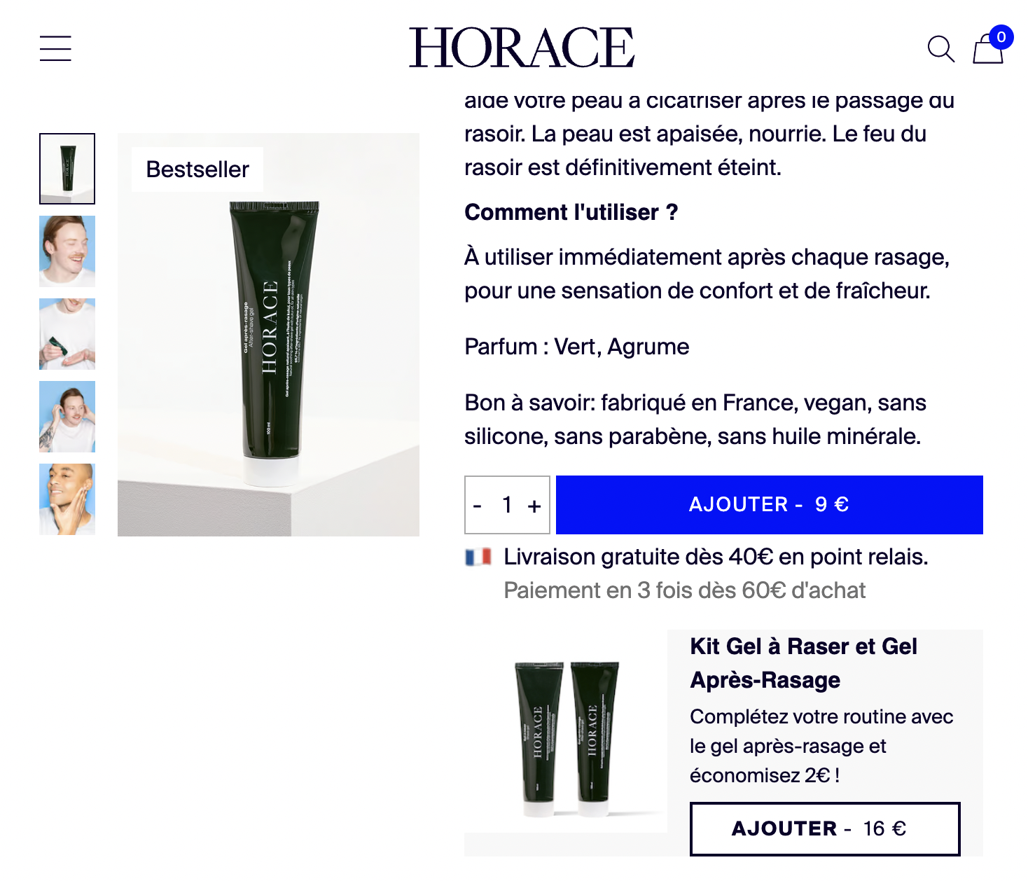 Up-selling fiches produit